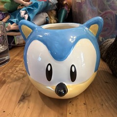 Sonic The Hedgehog Collector’s Edition 24Oz Molded Ceramic Coffee Mug Euc
