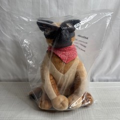 Fallout 4 Dogmeat Sitting Plush Toy Dog Bandana & Goggles 11″ Bethesda 2015 NEW