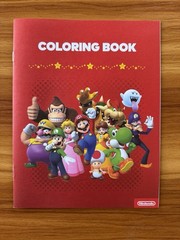 RARE NINTENDO STORE SAN FRANCISCO PROMO ITEM SUPER MARIO CHARACTERS COLOR BOOK!