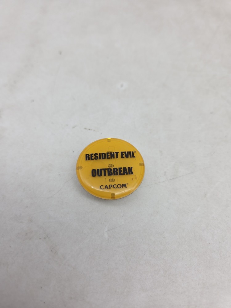 Resident Evil Outbreak LED Light Up Promo Pin Button Capcom PS2 Rare E3 UNTESTED