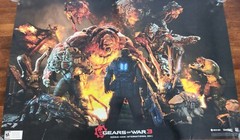 Gears of War 3 Xbox 360 Collectible Poster Comic Con 2011