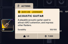 ARC RAIDERS – 1x ACOUSTIC GUITAR – PC / Xbox / Playstation