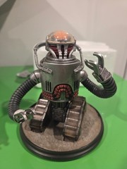 Fallout Robobrain Polyresin Statue Figure Army Regular Silver COA# 333/600