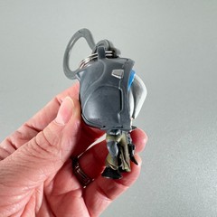 Overwatch Ana Amari & Soldier Keychain | Mini Figure Clip / Key Ring | Blizzard