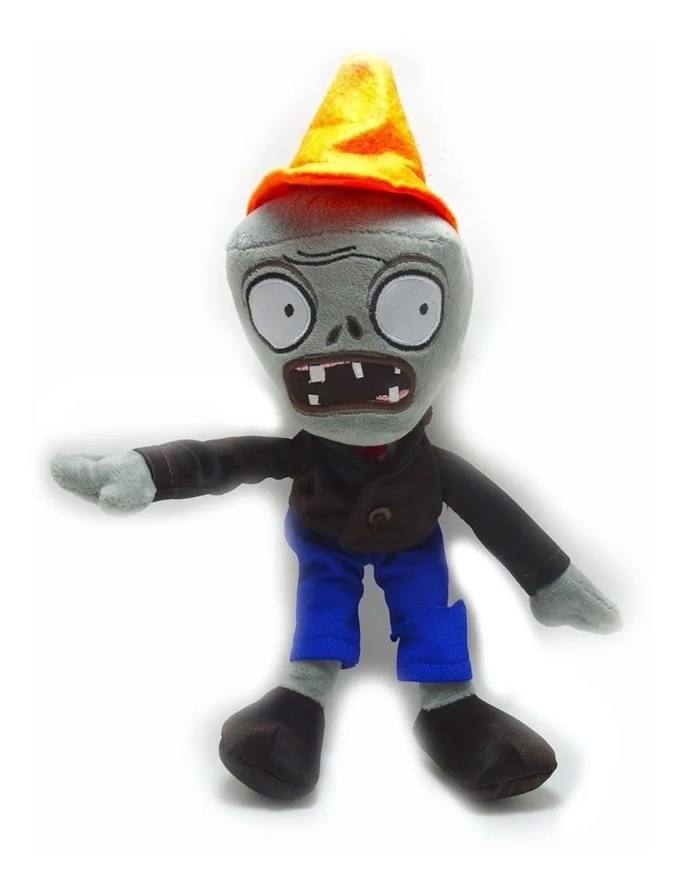Mexican Plants Vs Zombies Cone Head Zombie 12″ Plush Doll Mexico Bootleg Toy