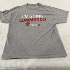 GEARS OF WAR 3 I’m Going Commando T-Shirt Gray 2011 Game Stop SIZE X-LARGE