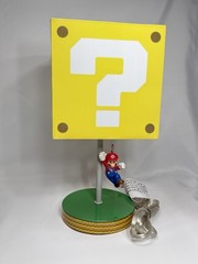 Nintendo Super Mario Bros 14” Question Block Table Desk Lamp Light 2019