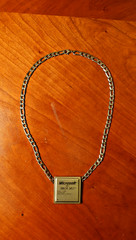 Unique Custom Xbox 360 Slim CPU Necklace, XCGPU Silver-Tone Stainless Chain