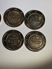 Nintendo Super Mario Frankford Candy Wonderball Coins Lot of 8 Mario Luigi Toad