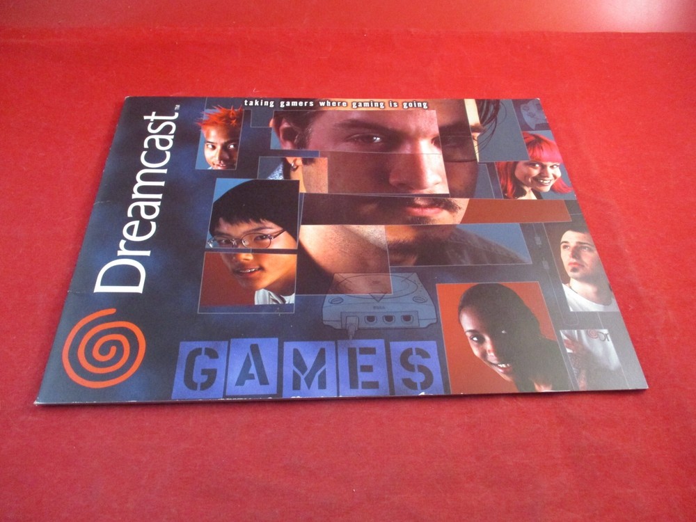 Sega Dreamcast System Games E3 Promo Catalog Jet Grind Radio Shenmue Ecco Samba