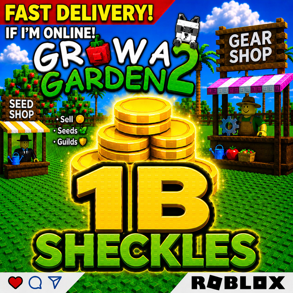 🪴Grow a Garden 2 | 1B SHECKLES | 1Billion SHECKLES | GAG2 Fast & Easy