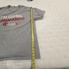 GEARS OF WAR 3 I’m Going Commando T-Shirt Gray 2011 Game Stop SIZE X-LARGE