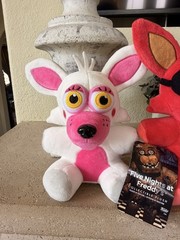 Lot Of 4 2016 Funko FNAF Plush : Mangle, Foxy, Chica, Bonnie