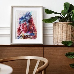 Shadow Heart Ballpoint Pen Print, Baldur’s Gate 3 Art Poster