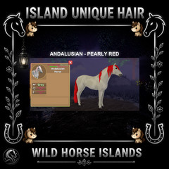 Wild Horse Islands – Andalusian Rcs Horse IUH Island Unique Hair Choose Hair