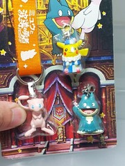 Mew Pikachu Munchlax Pokemon the Movie Charm Figure Movic 2005 Japan New 1-1.1in