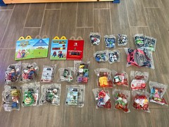 McDonalds Happy Meal Toys Sealed Super Mario Bros Kart Various sets total 24