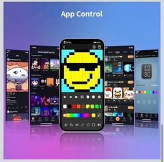 Divoom LED Light Display Panel Suit for RGB Light Bars,with Smart App Control…