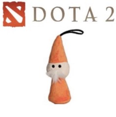 Dota 2 Orange Wizard Plush Toy Plushie Valve Steam Courier Dota2 Authentic New