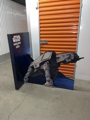 Star Wars The Mandalorian AT-AT 4FT Display -Walmart- 2026 (Full Display)