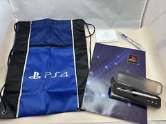 Sony Playstation Promo Lot-Light Up Pen w/Case Blue Light, PS4 Bag, Folder More!