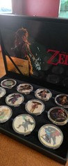 KL 24K Gold Plated Limited Edition The Legend of Zelda Coin Set Link Zelda 2016
