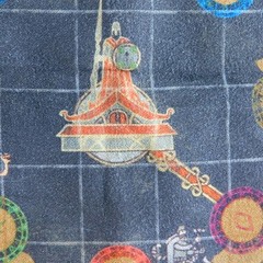 God Of War Stone Mason Collectors Edition Cloth Map Ultra-Suede Fabric Clean EUC