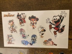 Acecraft Cuphead-inspired Bullet Hell PAX 2025 Sticker Set Of 3