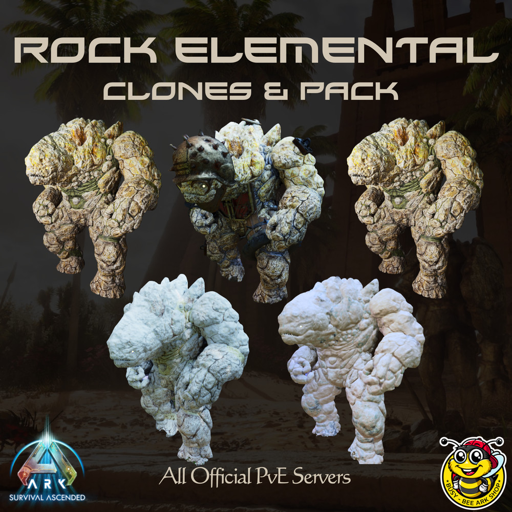 ARK Survival Ascended PVE PC/XBOX/PS5 ASA Rock Elemental Pack