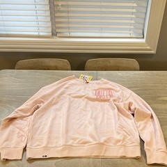 Pokémon Mew Crew Neck Sweatshirt Pink Gotta Catch ‘Em All Adult Trainer Large