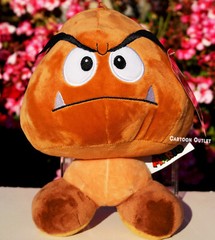 Nintendo Super Mario Bros Mushroom Gumba Plush Doll Stuffed Toy 10″ New Gift