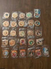 Lot Of 26 Frankford Wonder Ball Super Mario Coins, Most New, 1 Open