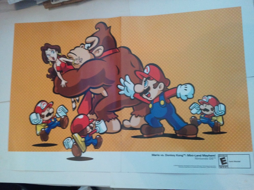 Mario vs Donkey Kong Mini-Land Mayhem! Poster Mini Mario Pauline Nintendo DS