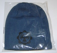 New In Package Gears of War 4 Loot Crate Gaming Blue Black Beanie Hat Reversible