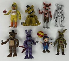 Lot of 8 Funko FNAF 2-Inch Collectible Vinyl Figure Set One & Two 2016 Complete