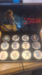 KL 24K Gold Plated Limited Edition The Legend of Zelda Coin Set Link Zelda 2016
