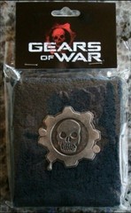 NEW Rare Promo Neca Gears of War 3D Metal Omen Skull Sweatband Wristband MIP