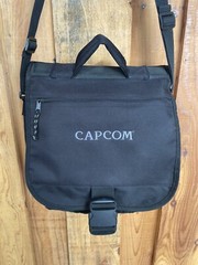 VINTAGE CAPCOM COMPANY PROMO MESSENGER SHOULDER BAG circa 1998/2000 BAGedge