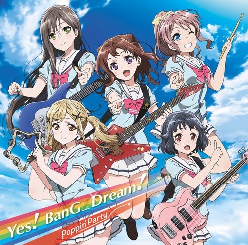 BanG Dream! Yes! BanG Dream! Single CD Soundtrack Japan Poppin’Party