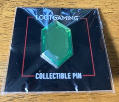 ZELDA GREEN RUPEE EMERALD PIN 2019 Loot Crate Loot Gaming
