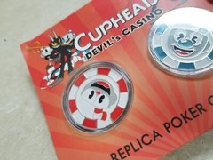 Cuphead Devil’s Casino Custom Poker Chips Official LIMITED EDITION LE RARE