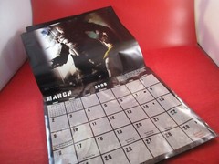 Resident Evil 2008 Promotional Calendar w/ Unused Sticker Sheet by Prima Games
