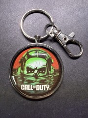 Call of Duty Metal Key Chain Ghost Skull Video Game Merchandise