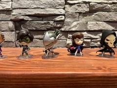 Overwatch Mini Figure Lot Set Reaper Tracer Genji Hanzo Junkrat