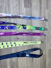 LOT 5 Video Game Lanyards Rage 2 GameStop DC Villains Final Fantasy Dishonored