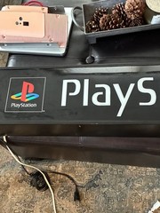 Vintage Sony PLAYSTATION 1 Retail Store Light Up Electric Sign 36 x 8 x 5 WORKS