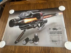 Destiny Rise of Iron GameStop Double-Sided Promo Poster 2016 Bungie 36×24