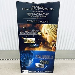 Final Fantasy Type O Standee Store Display XBOX PS4 3D 2015 Game Stop Authentic