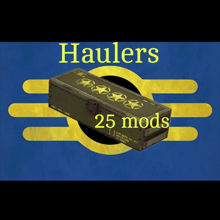 Xbox One Series S|X Fallout 76 In Game Mods 5 Haulers Mods to Scrap or Modify