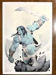 SKAAR SON OF HULK Sideshow Collectibles Premium Art Print